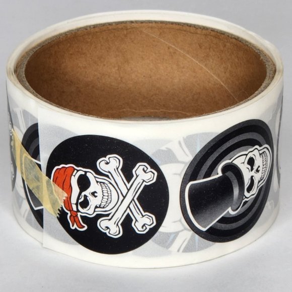 Vintage Skull Sticker Roll - 90's Kid Nostalgia! - Picture 1 of 3